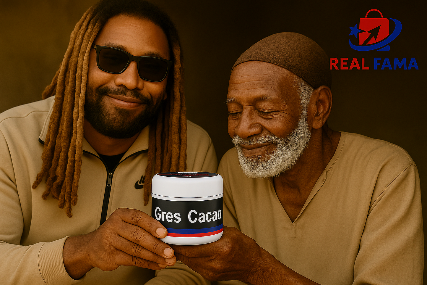 GRES CACAO – 2oz Organic Haitian Body Oil for Skin Hydration, Firmness & Confidence | Real Fama