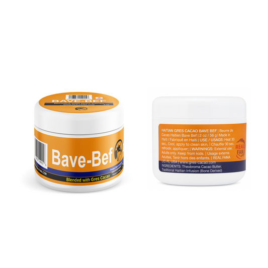 BAVE BEF Gres Cacao Oil –2oz Haitian Confidence Blend | Traditional Wellness Oil by Real Fama