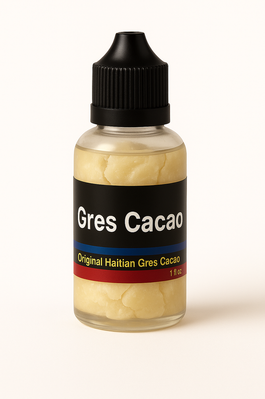 GRES CACAO – 1oz Organic Haitian Body Oil for Skin Hydration, Firmness & Confidence | Real Fama
