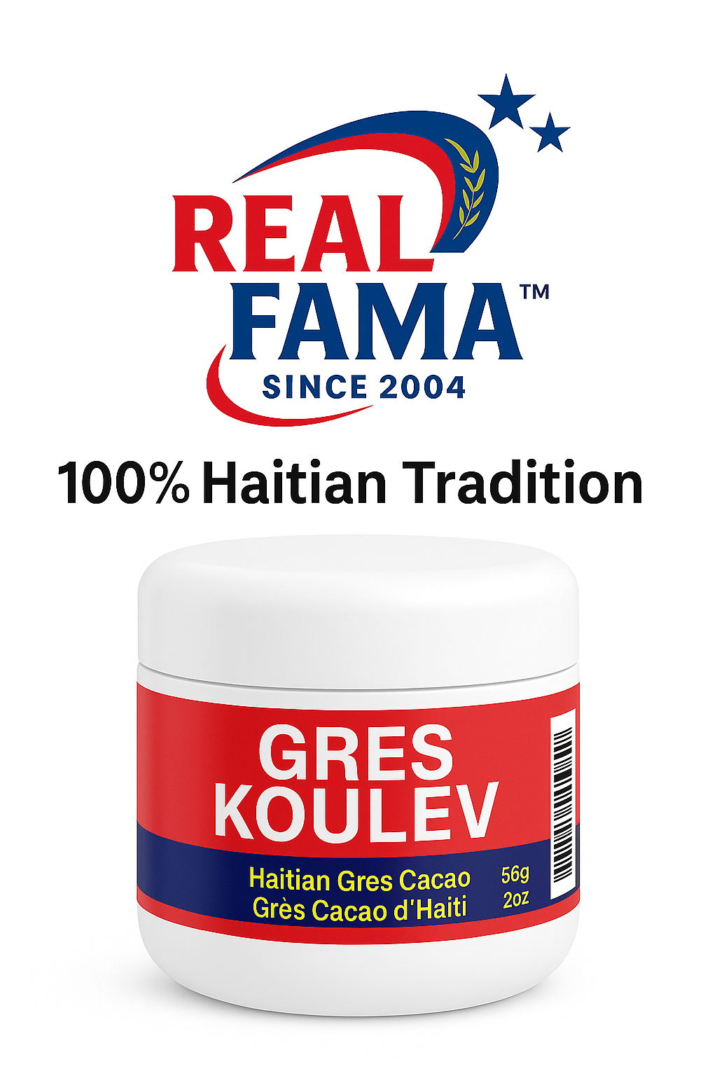 GRES CACAO + GRES KOULEV – 2oz Organic Haitian Body Oil Duo for Skin Hydration, Firmness & Daily Confidence | Real Fama
