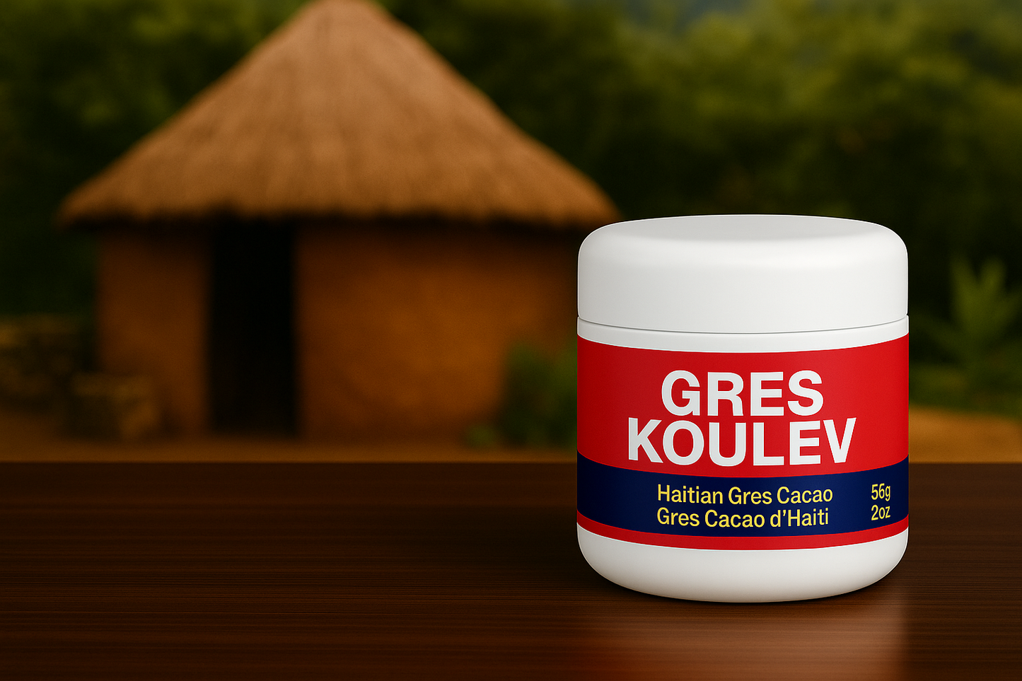 GRES CACAO + GRES KOULEV – 2oz Organic Haitian Body Oil Duo for Skin Hydration, Firmness & Daily Confidence | Real Fama